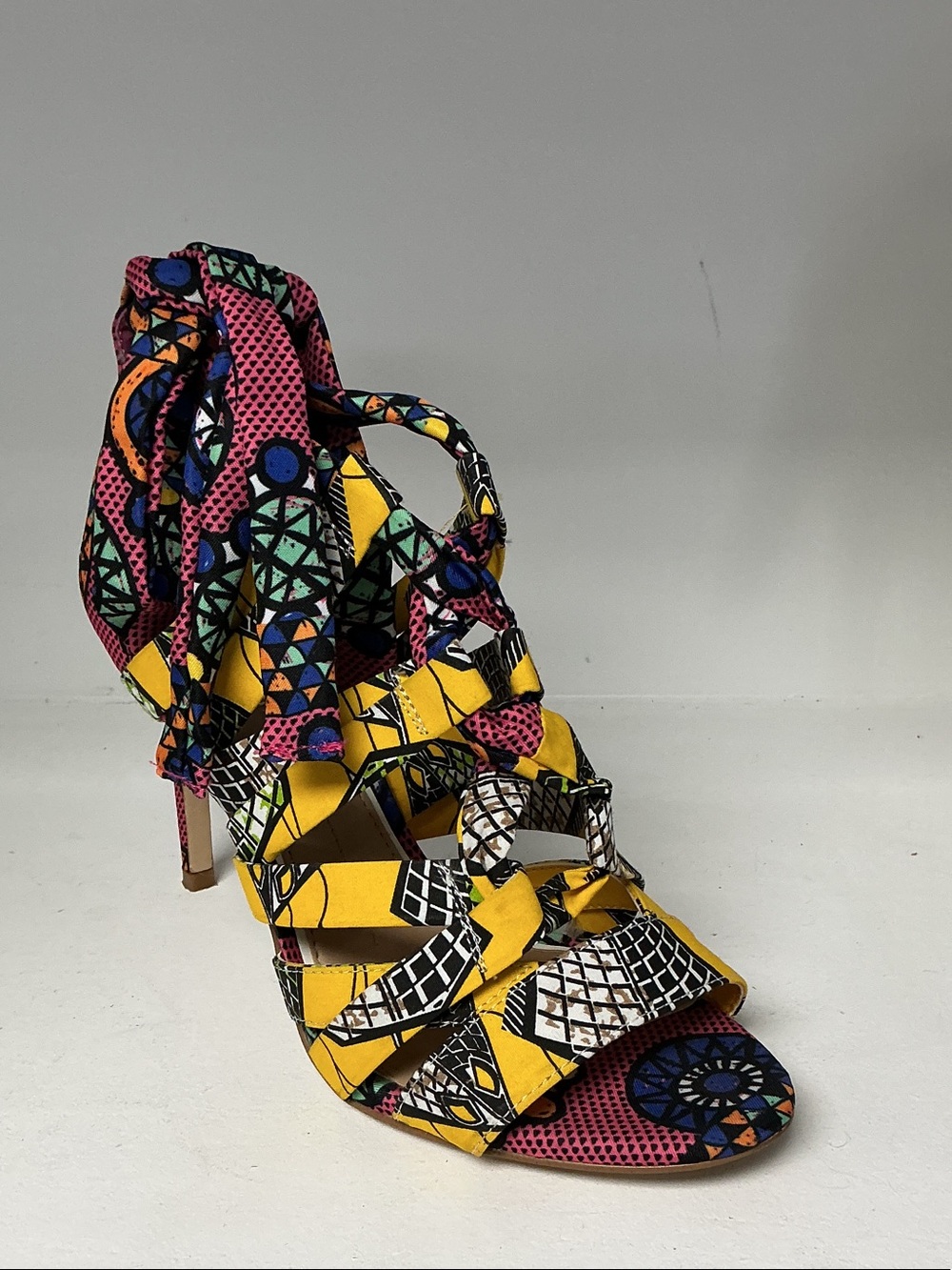 Gianni Bini Abrianna ankle-wrap heel sandal
